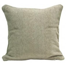 Cushion, 17"x17" Chenille/Cotton Ivory - Cover Only
