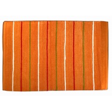Rugs - Striped Chenille - 48"X72" - Orange