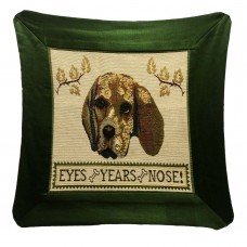 Cushion Satin- Dog, 17X17