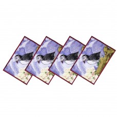 TAPESTRY PLACEMATS - PUFFIN = 4 Pcs. Set