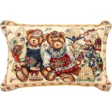 Tapestry Cushion - Teddy -Filled