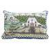 Tapestry Cushion Filled - House On Prairie W/ ZIPPER