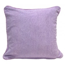 Cushion, 17"x17" Chenille/Cotton- Purple