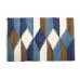 Chindi Floor Mats - Diamond-Multi Color 24X36" - NAVY
