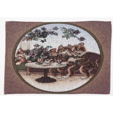 Tapestry Place Mats - Dining/Wining Cats