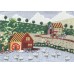 Tapestry Place Mats - Swans On Mill Pond