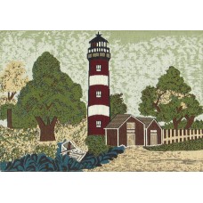 Tapestry Placemat- Lighthouse W/Trees