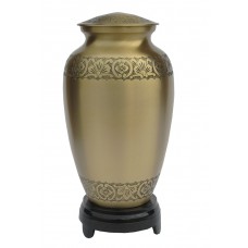 Urn, Brass - Floral Vine (99073)