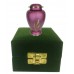 Keepsake Urn - Solid Brass - Pink, In Velvet Box